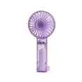 thumbnail image 1 of Portable Handheld Fan, Mini USB Rechargeable, Compact & Lightweight, 4-Speed Adjustable, Battery-Powered, Quiet & Perfect for Travel & Outdoor(Purple), 1 of 8
