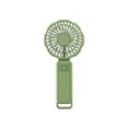 thumbnail image 1 of Portable Handheld Fan,Powerful Personal USB Rechargeable Fan with 5 Speeds,Small and Cute Cooling Fan with LED Display & Hanging Buckle for Office/Travel/Home,Green, 1 of 7