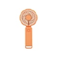 thumbnail image 1 of Portable Handheld Fan,Powerful Personal USB Rechargeable Fan with 5 Speeds,Small and Cute Cooling Fan with LED Display & Hanging Buckle for Office/Travel/Home,Orange, 1 of 7