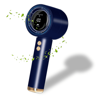 Deep Blue Portable Fan – 100-Speed Control, 5-Hour Battery, Compact for Travel