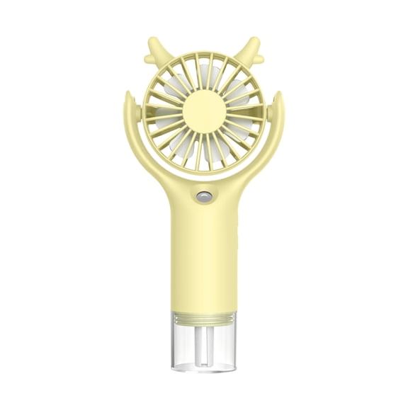 Portable Handheld Fan With Mist Three Of Controllable Variable Frequency Air Volume 90° Angle Surround Easy To Carry For Travel Camping Outdoor