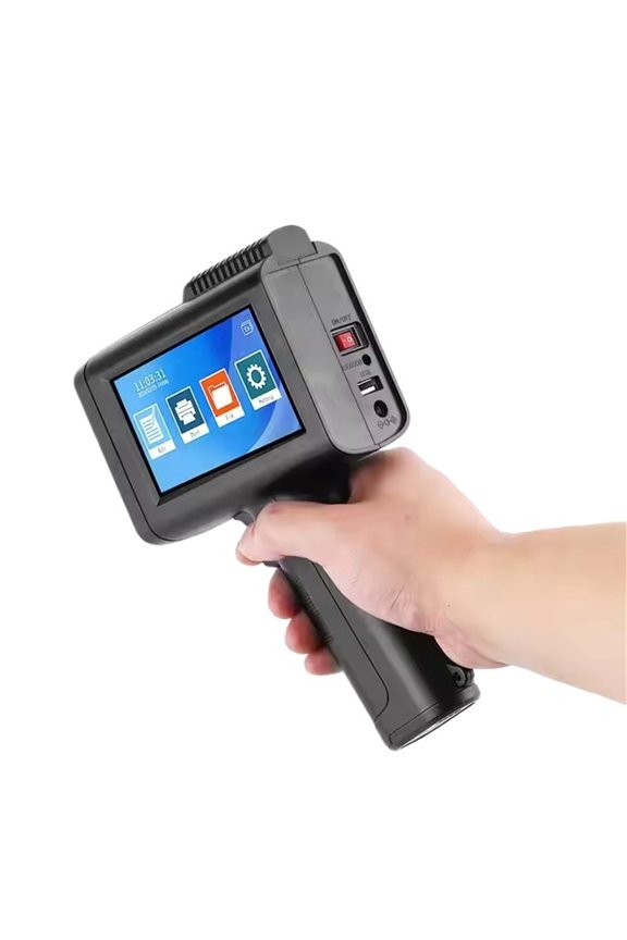 Portable Handheld Flatbed Printer Gun Mini Inkjet All Surfaces Printer Logo Maker Design Customizable Carton ,Crisp Output