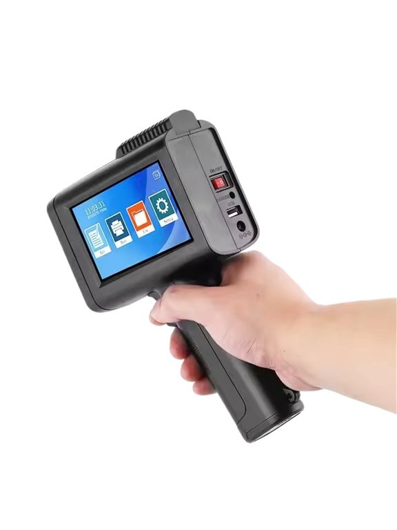 Portable Handheld Flatbed Printer Gun Mini Inkjet All Surfaces Printer Logo Maker Design Customizable Carton