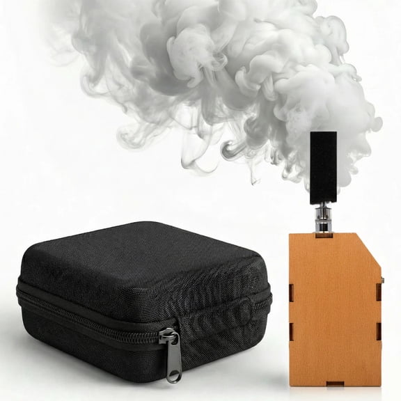 Portable Handheld Fog Machine, Mini Smoke Machine for Photography & Halloween Party Supplies, Instant Odorless Fogger with Wireless Remote, Silicone Tube & 20ml Fluid Included, Special Effects Props