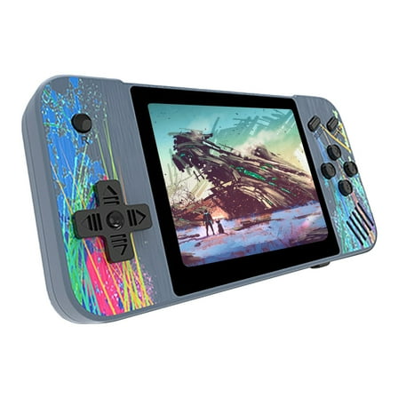 Portable Handheld Game Console - 3.5in Screen, 800 Games, Rechargeable