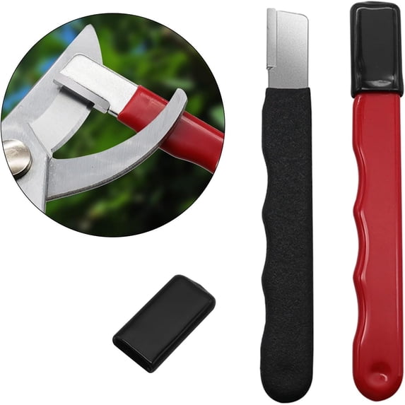 Portable Handheld Garden Tool Sharpener– Blade Sharpener for Pruning Shears, Hedge Clippers & More, gardening|yard|outdoor tools
