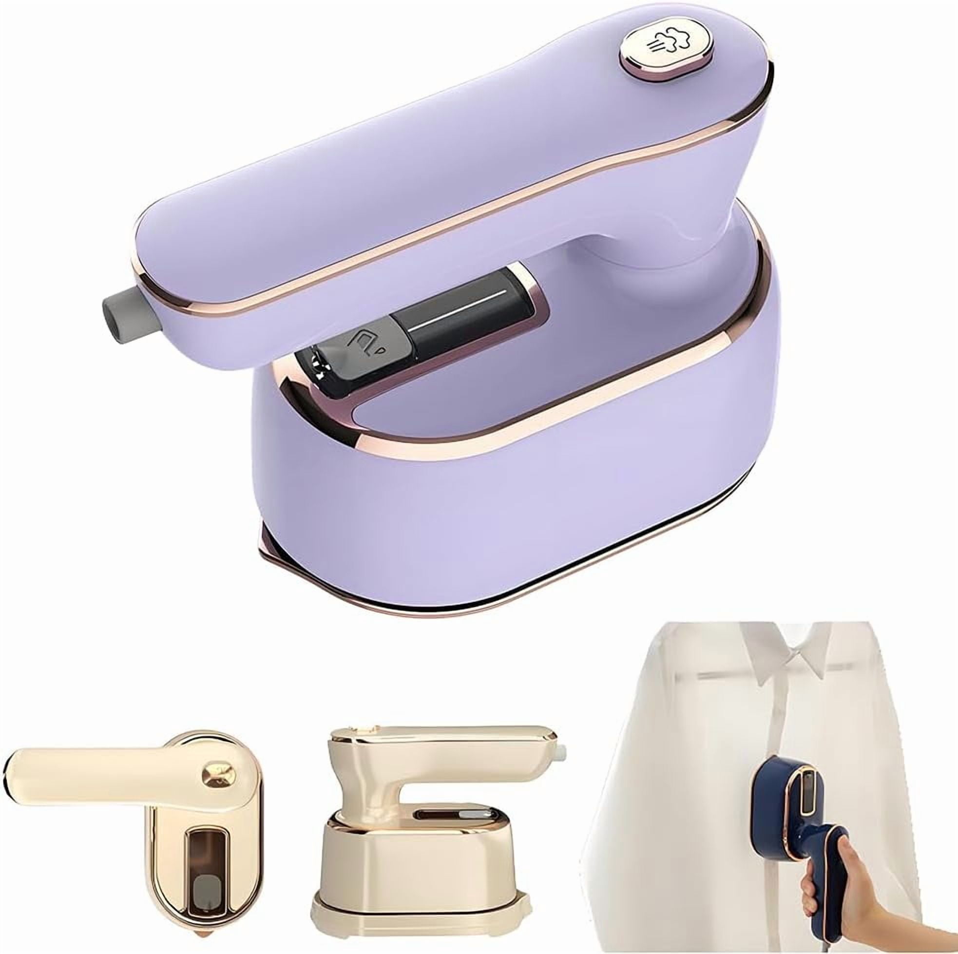 Portable Handheld Garment Mini Electric Iron, 2025 New Saker Plus Steam Iron Travel Steamer for Clothes, Small Clothing Irons for College Dorm Home Sewing Essentials