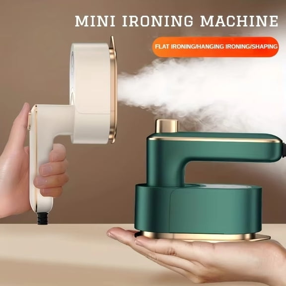 Portable Handheld Garment Steamer, Foldable Mini Steam Iron With Fast Heating And Rotatable Handle, Perfect For Home Travel Dorm And Quick Wrinkle Removal
