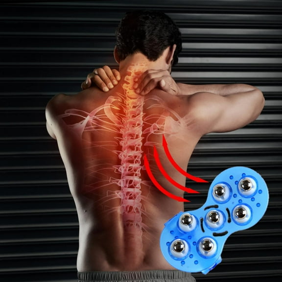 Portable Handheld Glove Massager for 360° Muscle - Manual Massage Tool with Roller Design for Enhanced Relaxation and Body Wellness