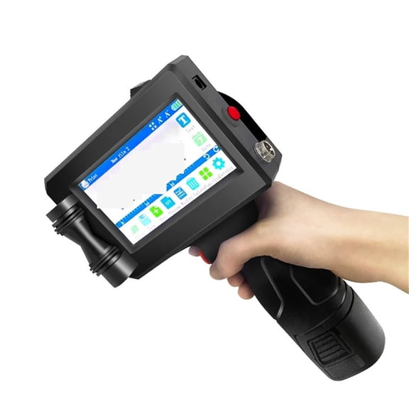 Portable Handheld Inkjet Printer Hand Jet Printer For Cable And Wire,Plastic,Metal,Paper Box Multiple Materials ,Crisp Output