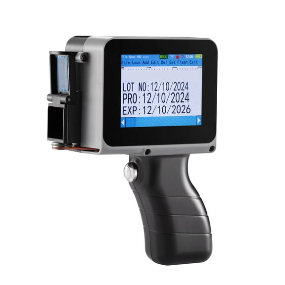 Portable Handheld Inkjet Printer Mini Marking Device With 42ML Ink Cartridge For Beverage Logistics Industrial Use