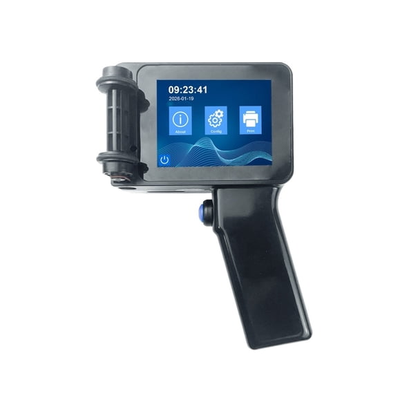 Portable Handheld Inkjet Printer Non-encrypted Mini Printer Text QR Barcode Image Logo Date Coding Machine ,Crisp Output