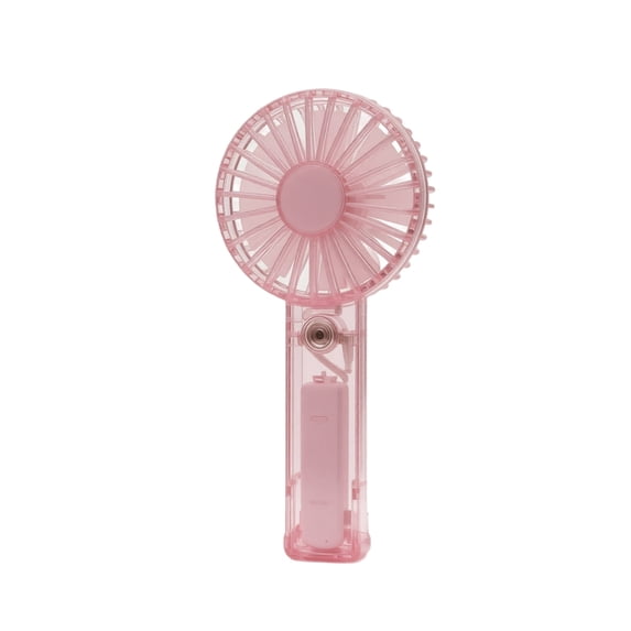 Portable Handheld Mini Fan, Neck Fan, 4000mAh Desk Fan, 180° Adjustable, 6 Speed Wind, Display Electricity in Real Time, USB Rechargeable Foldable Fan, Quiet Personal Fan(Pink)