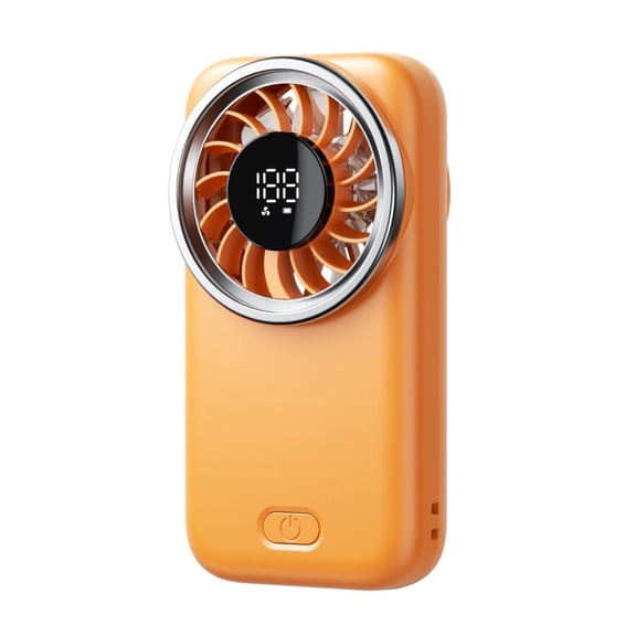 Portable Handheld Mini Fan, Usb Rechargeable Small Pocket Fan With 100-level, 3-hour Battery Life, Small Slim And Lightweight Personal Hand Held Fans for Travel, Outdoor, Office, Hiking
