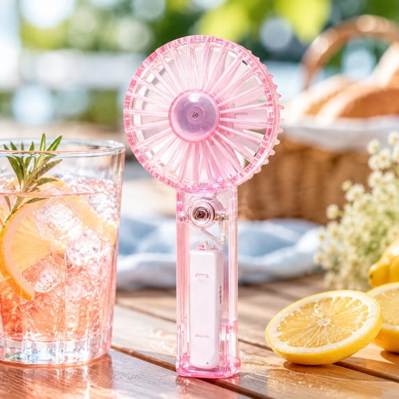 Portable Handheld Mini Neck Fans, Personal Fan Ventilador Recargable, Fans that Blow Cold Air USB Chill Pill Fans for Travel Beach Camping Hiking