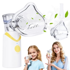 Portable Handheld Mist Device for Home Use Quiet Mesh Atomizer for Adults & Kids yellow