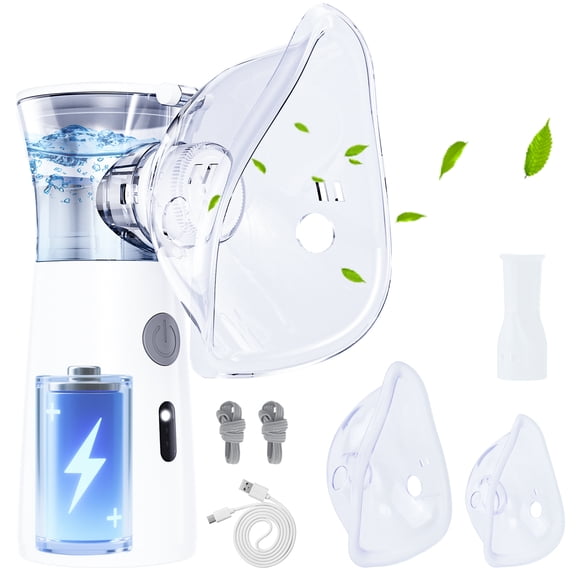 Portable Handheld Mist Device for Home Use Quiet Mesh Atomizer for Adults & Kids