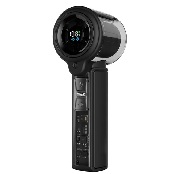 Handheld Misting Fan Portable,4 Gear Wind,2 Gear Spray 30ml Water Tank for Outdoor,Travel,Office,Black