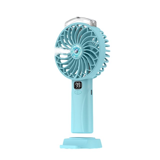 Portable Handheld Misting Fan, Battery Operated Personal Spray Water