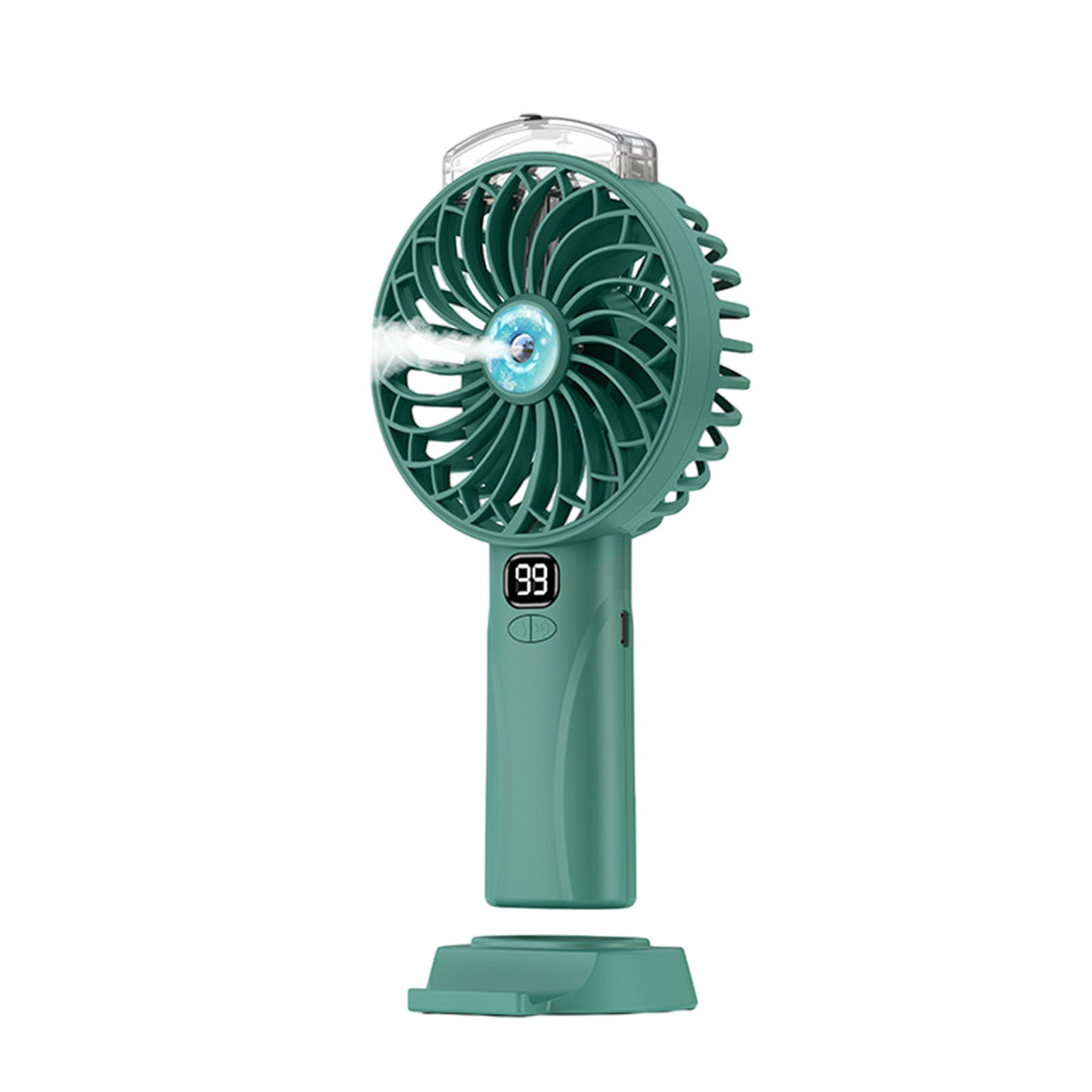 Portable Handheld Misting Fan, Battery Operated Personal Spray Water