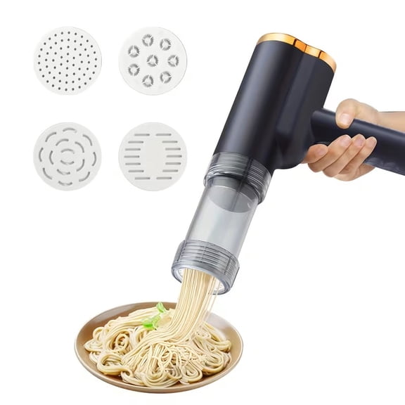 Portable Handheld Noodle Maker, Electric Noodle Maker, Automatic Kitchen Ramen Maker, Blue