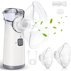 Portable Handheld Personal inhaler – Ultra-Quiet 5 Micron Mist, USB/Battery Powered, Auto-Clean, for Home & Travel