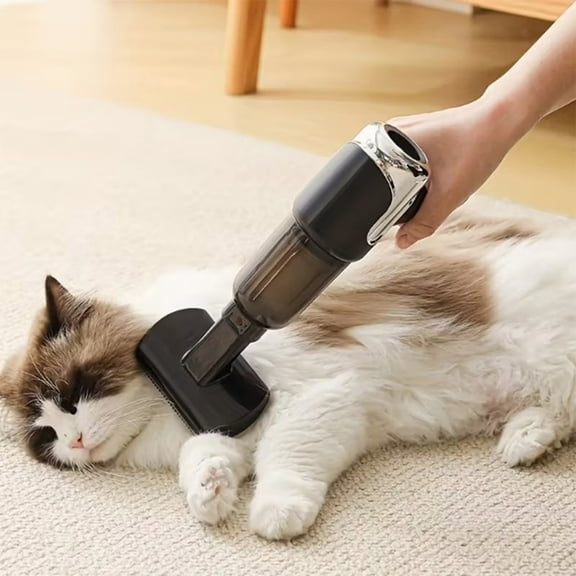 Portable Handheld Pet Hair and Car Vacuum Cleaner Cordless USB Rechargeable High Suction Power 15000Pa with Multiple Nozzles for Seats Vents Gaps Carpets and Home Cleaning