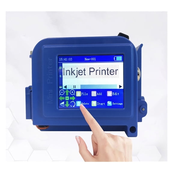 Portable Handheld Printer, Label Maker Lot Barcode Digital Mini Printer Smart Inkjet 12.7mm ,Multifunction Inkjet Printer