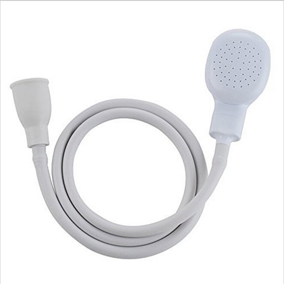 Portable Handheld Shower Head with Hose, Universal Bathroom Sink Faucet Attachment, Easy Installation