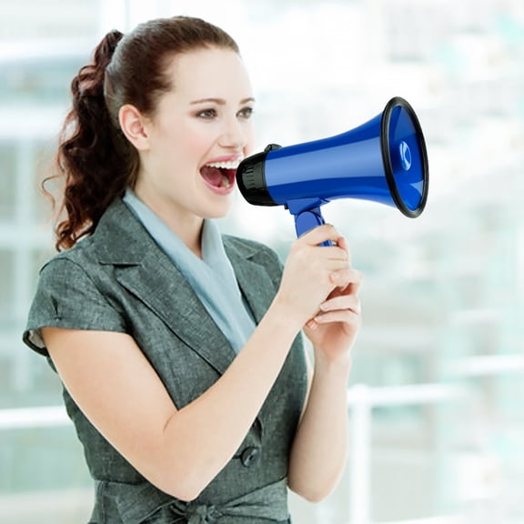 Portable Handheld Speaker Amplifier Tour Guide Car With Grip Playback Speaker High Volume 25W