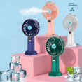 thumbnail image 1 of Portable Handheld Spray Fan USB Rechargeable Mist Water Fan 5Speeds 4000mAh LCD, 1 of 8