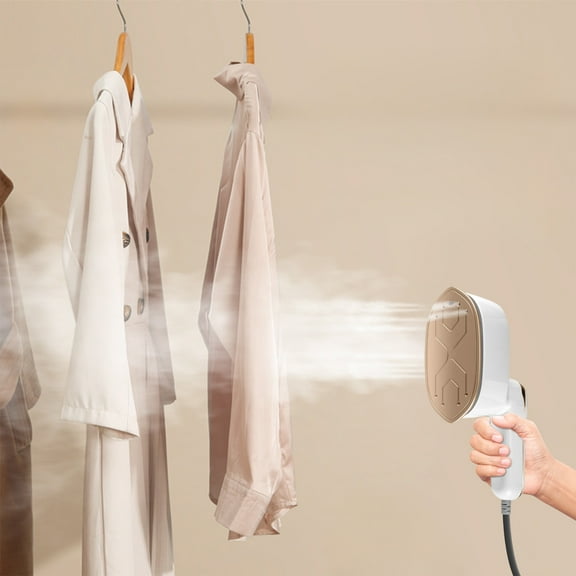 Portable Handheld Steam Iron for Clothes with 218ml Water Tank, Quick 5-Second Heat-Up, Lightweight Travel Garment Steamer for at Home and On-the-Go