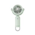 thumbnail image 1 of Portable Handheld Turbo Fan,180° Adjustable Foldable Desk Fan,5-Speed LED Display Foldable HandHeld Fan,4000mAh Battery Rechargeable Personal Cooling Fan for Travel & Outdoor Use(Green), 1 of 5