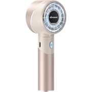 Portable Handheld Turbo Fan, Mothers Day Gifts for Mom Her Women Girl, Cool Metal Body, Rechargeable Battery Personal Fan, Mini Pocket Fans for Camping Outdoor Travel Cruise Makeup Essentials