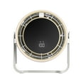 thumbnail image 1 of Portable Handheld Turbo Fan, Wind and 180° Foldable for Desk and Neck, 3 IN 1 Hand Fan with USB Rechargeable Battery Mini Fan for Outdoor Activities, Travel, Working, 1 of 7