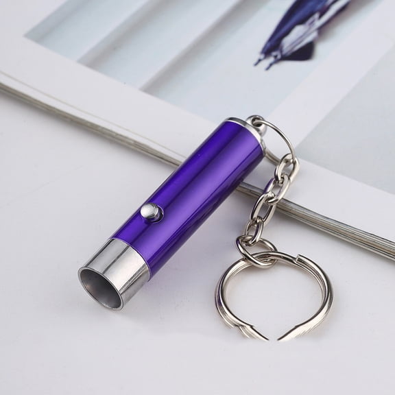 Portable Handheld UV Light Counterfeit Money Detector Pen Mini LED Blacklight for Reliable Currency Validation and Fluorescent Agent Identification Tool Purple