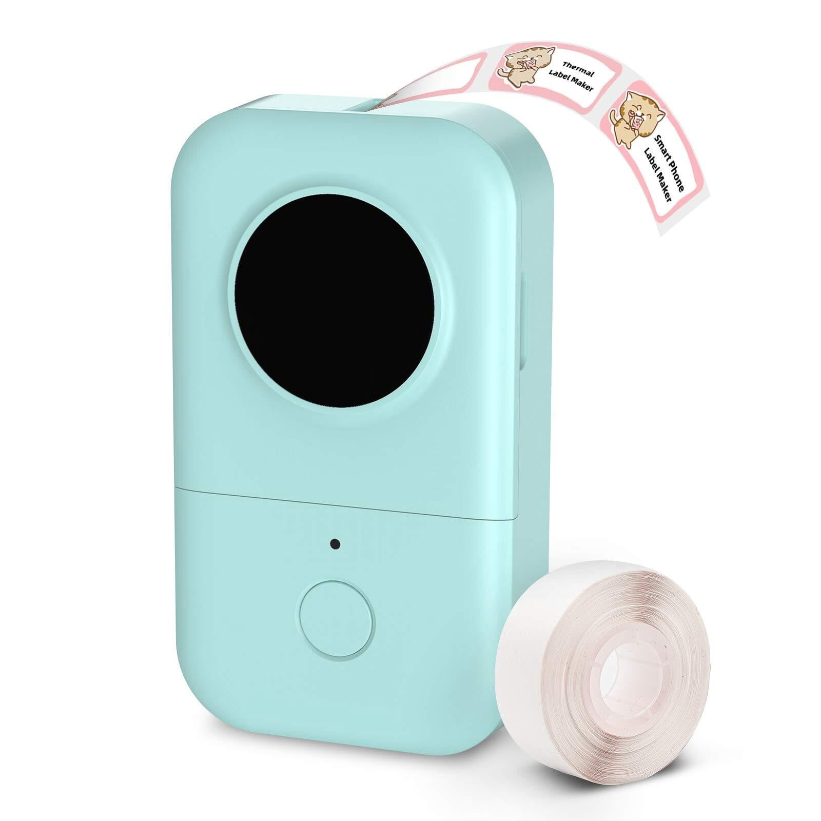 Portable Handheld Wireless Label Maker Printer Smartphone Thermal Small Rechargeable ,Fast-Drying Ink with Crisp Output