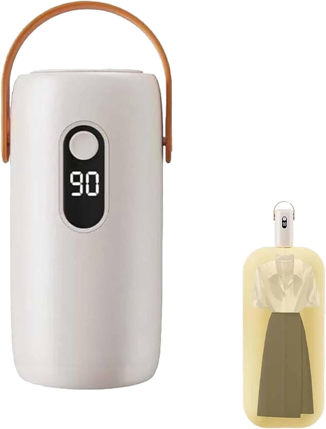 Portable Hanging Clothes Dryer, Mini Foldable Fast-Drying Machine with Dry Bag & Hook, Quiet Compact Dryer for Travel, Home, Apartment, RV, Dorm & Hotel