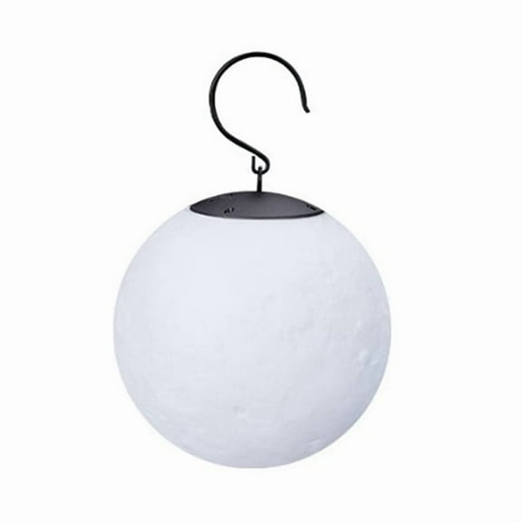 Portable Hanging Moon Lamp Camping Atmosphere Light Type-C Rechargeable Outdoor Garden Holiday Decor Lantern