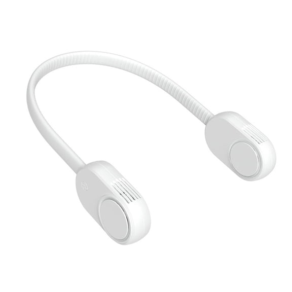 Portable Hanging Neck Fan USB Rechargeable 3 Speed Settings Air Cooler for Travel Home Office Use