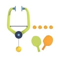 thumbnail image 1 of Portable Hanging Pong Training Kit With Adjustable Gate Designed For Children And Families, Comes Complete With 2 Lightweight Paddles And 6 Balls, Easy To Install No Tools, 1 of 6