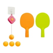 Portable Hanging Table Tennis with Balls Self Training Set Exerciser Pingpong Trainer for Birthday Family Interaction Door Frame Gifts , pink