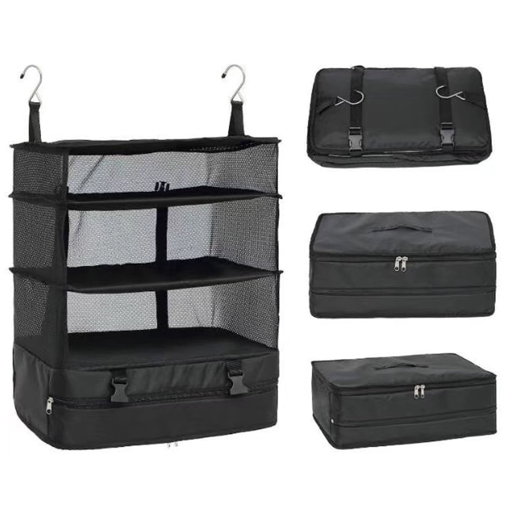 Portable Hanging Travel Shelves Packing Bag for Suitcases Organizer