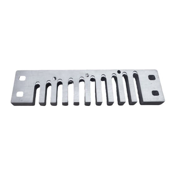 Portable Harmonica Comb 10 Holes Ergonomic Design Crisp Sound Suitable for Street and Present