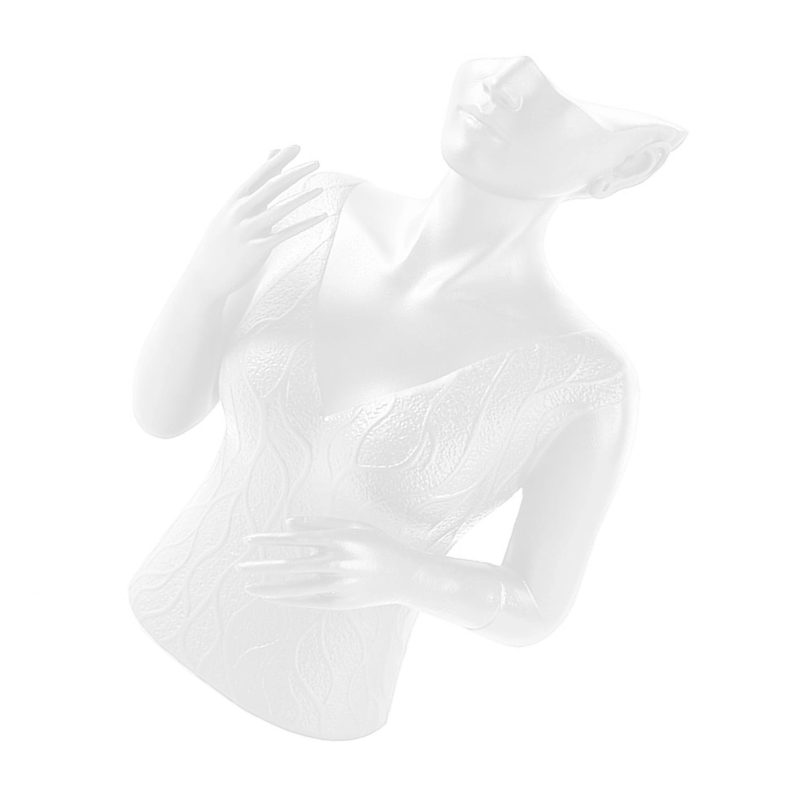 Portable Head Bust Stand Mannequin Decorative Head Mannequin Bust Organizers For Jewelry Display In Retail Settings