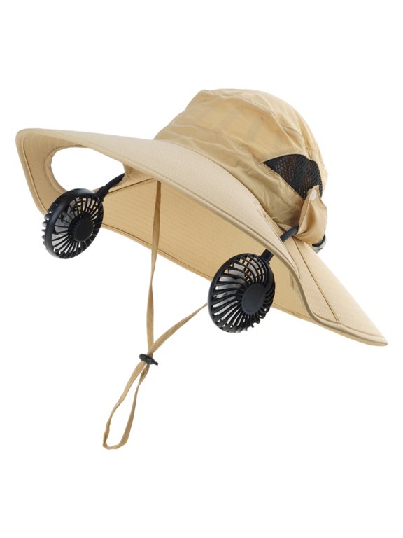 Portable Head Cooling Cap Detachable Built In draft And Adjustable Strap For Men Women