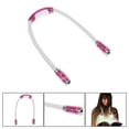 thumbnail image 1 of Portable Headband LED Reading Light with Adjustable Neck, 4-Mode Book Light for Night Reading, Flashlight & Wide Area Light, Hands-Free Hanging Neck Lamp with Independent Brightness Control Pink, 1 of 5