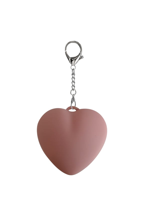 Portable Heart Shaped LED Keychain Light for Backpacks & Purses, Touch Control Mini Illumination Lamp, Compact Key Finder