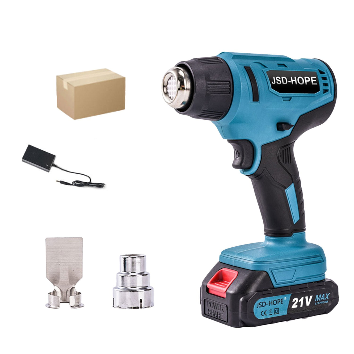 Portable Heat Gun, High-Power Industrial Hot Air Blower for Shrink Wrapping