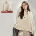 thumbnail image 1 of Portable Heated Blanket Shawl Wrap for Women, USB Electric Heating Blanket 60×31 Inch, Rapid Warm Wearable Electric Shawl, Machine Washable Heated Wrap for Neck & Shoulder (Beige), 1 of 8